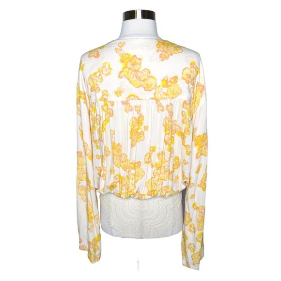 Free People | Intimately FP Forties Feels Bell Sleeve Floral Bodysuit - Medium - Picture 6 of 9